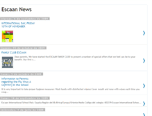 Tablet Screenshot of escaannews.blogspot.com