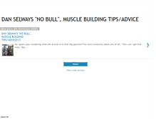 Tablet Screenshot of nobullmusclebuilding.blogspot.com