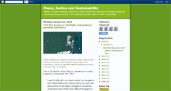 Desktop Screenshot of peace-justice-sustainability.blogspot.com