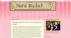 Desktop Screenshot of nerd-bucket.blogspot.com