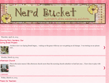 Tablet Screenshot of nerd-bucket.blogspot.com