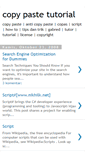 Mobile Screenshot of copy-paste-tutorial.blogspot.com