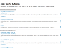 Tablet Screenshot of copy-paste-tutorial.blogspot.com