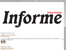 Tablet Screenshot of jornalinformediario.blogspot.com