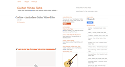 Desktop Screenshot of guitarvideotabs.blogspot.com