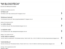 Tablet Screenshot of miblogoteca.blogspot.com