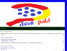 Tablet Screenshot of liga-de-padel-alicante.blogspot.com
