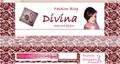 Desktop Screenshot of divinabagandbijoux.blogspot.com