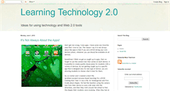 Desktop Screenshot of learningtech20.blogspot.com