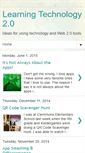 Mobile Screenshot of learningtech20.blogspot.com