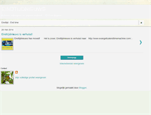 Tablet Screenshot of eindtijdnieuws.blogspot.com
