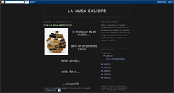 Desktop Screenshot of lamusacaliope.blogspot.com
