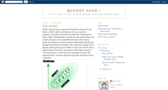 Desktop Screenshot of mightygosh.blogspot.com