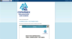 Desktop Screenshot of coparmexloscabos.blogspot.com