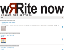 Tablet Screenshot of handwritingtutor.blogspot.com