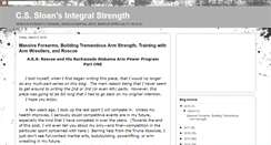 Desktop Screenshot of cssloanstrength.blogspot.com