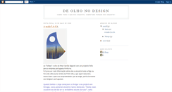 Desktop Screenshot of de-olho-no-design.blogspot.com