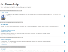 Tablet Screenshot of de-olho-no-design.blogspot.com