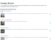 Tablet Screenshot of chopper-bicicle.blogspot.com