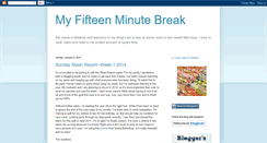 Desktop Screenshot of myfifteenminutebreak.blogspot.com