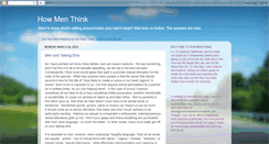 Desktop Screenshot of howmenthink.blogspot.com