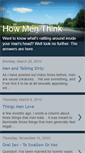 Mobile Screenshot of howmenthink.blogspot.com