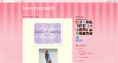 Desktop Screenshot of iloveeyecandy.blogspot.com