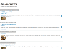 Tablet Screenshot of jaiontraining.blogspot.com