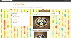 Desktop Screenshot of lilfatchef.blogspot.com