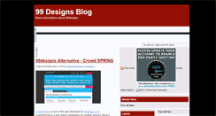 Desktop Screenshot of 99designsblog.blogspot.com