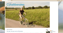 Desktop Screenshot of cykelliberalen.blogspot.com