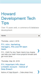 Mobile Screenshot of howard-development.blogspot.com