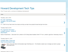 Tablet Screenshot of howard-development.blogspot.com