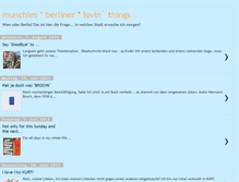 Tablet Screenshot of munchiesberlinerlovinthings.blogspot.com