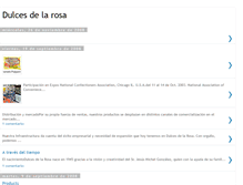 Tablet Screenshot of dulcesdelarosa.blogspot.com