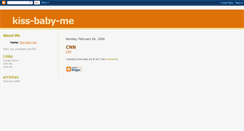 Desktop Screenshot of kiss-baby-me.blogspot.com