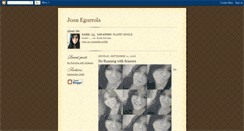 Desktop Screenshot of joan-egurrola.blogspot.com