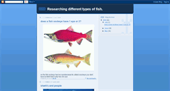 Desktop Screenshot of differenttypesoffish.blogspot.com