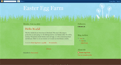 Desktop Screenshot of eastereggfarm.blogspot.com