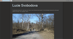 Desktop Screenshot of luciesvobodova.blogspot.com