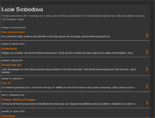 Tablet Screenshot of luciesvobodova.blogspot.com