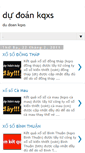 Mobile Screenshot of dudoankqxs.blogspot.com