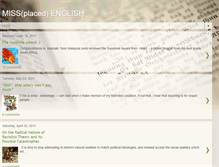 Tablet Screenshot of missplaced-e.blogspot.com