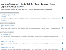 Tablet Screenshot of laptops-shopping.blogspot.com