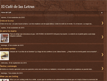 Tablet Screenshot of elcafedelasletras.blogspot.com