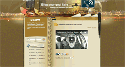 Desktop Screenshot of blogpourquoifaire.blogspot.com