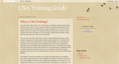 Desktop Screenshot of cna-training-guide.blogspot.com