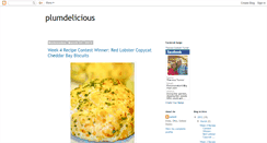 Desktop Screenshot of plumdeliciousrecipes.blogspot.com