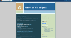 Desktop Screenshot of hotelesdemardelplata.blogspot.com