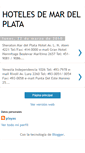 Mobile Screenshot of hotelesdemardelplata.blogspot.com